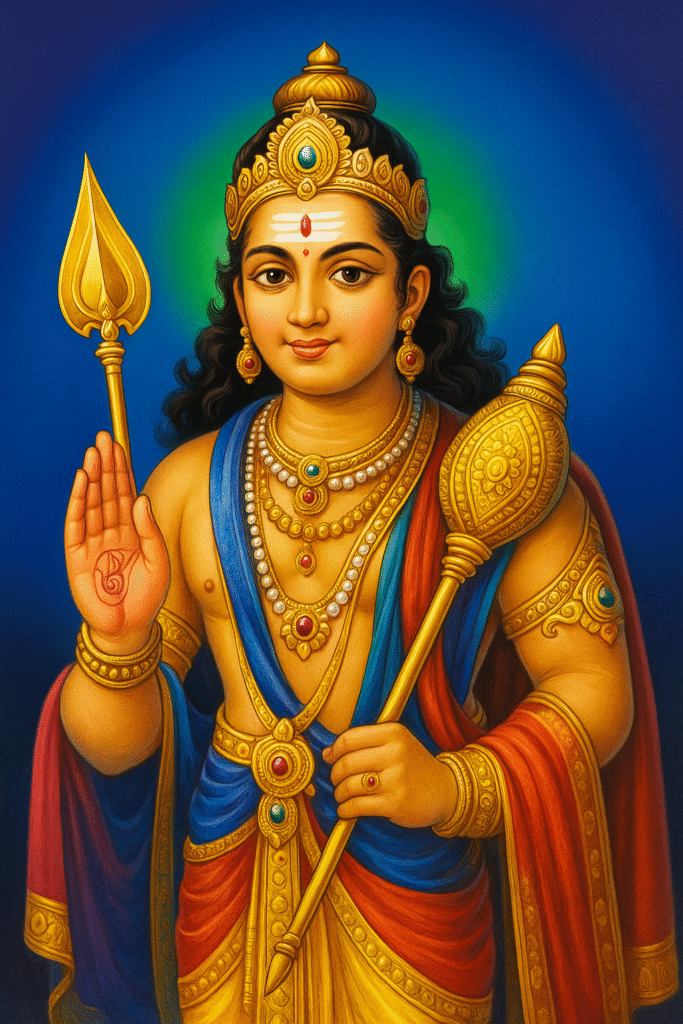 "அருணகிரிநாதரின் பாடல்கள் — பக்தியுடனும் தத்துவத்துடனும் மனித வாழ்வை ஒளியூட்டும் மந்திரங்கள்."