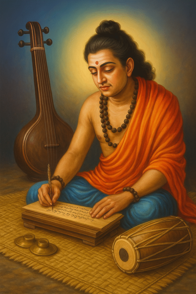 "சந்தம், தாளம், தத்துவம் — அனைத்தும் ஒலிக்கும் அருணகிரிநாதரின் திருப்புகழ் பாடல்களின் ஆன்மீக இசை."